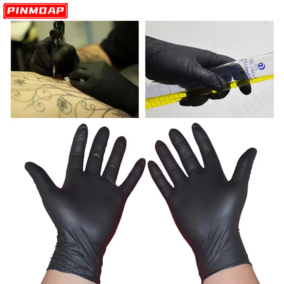 Latex Disposable Glove - 10/50 pçs luvas descartáveis de nitrilo