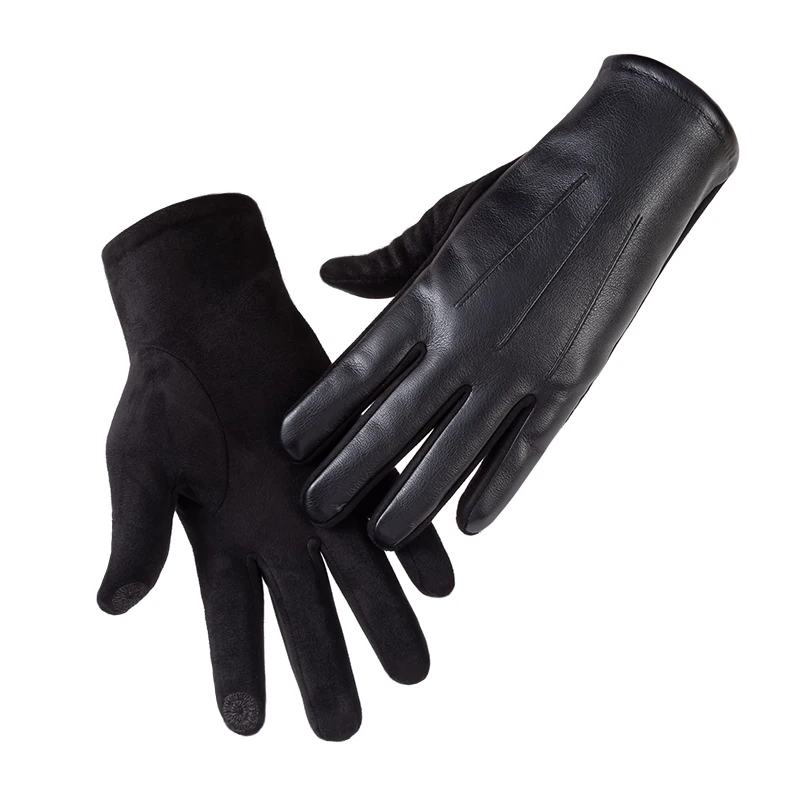 Leather Driving Glove - Luvas de couro à prova de