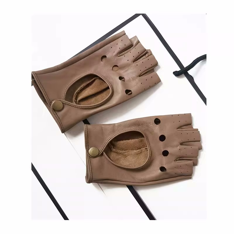 Luva feminina de couro de pele - Leather Driving Glove avaliação e preço