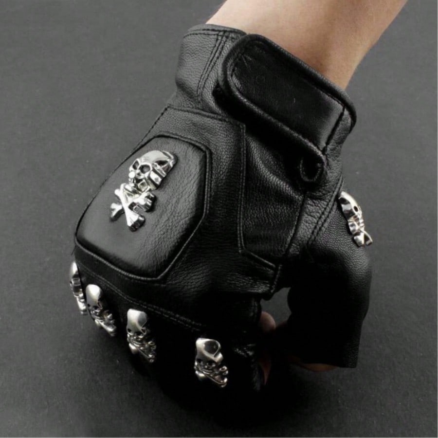 Luvas sem dedos de couro legít - Leather Driving Glove avaliação e preço