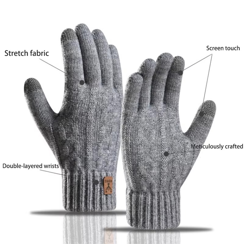 Luvas Térmicas de Lã Masculina - Wool Glove Lined avaliação e preço