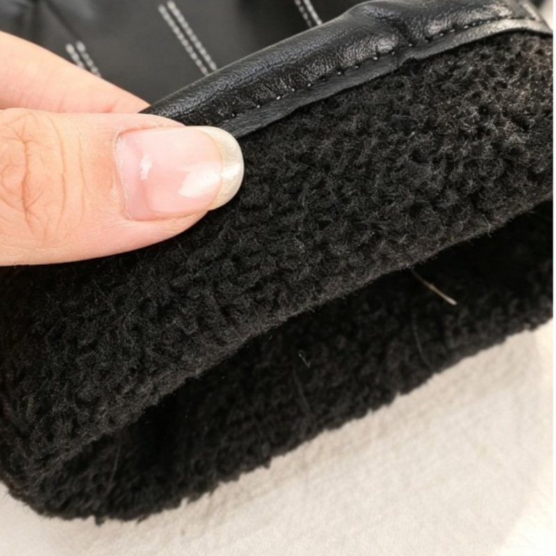 Luvas Térmicas de Couro PU Uni - Leather Driving Glove avaliação e preço
